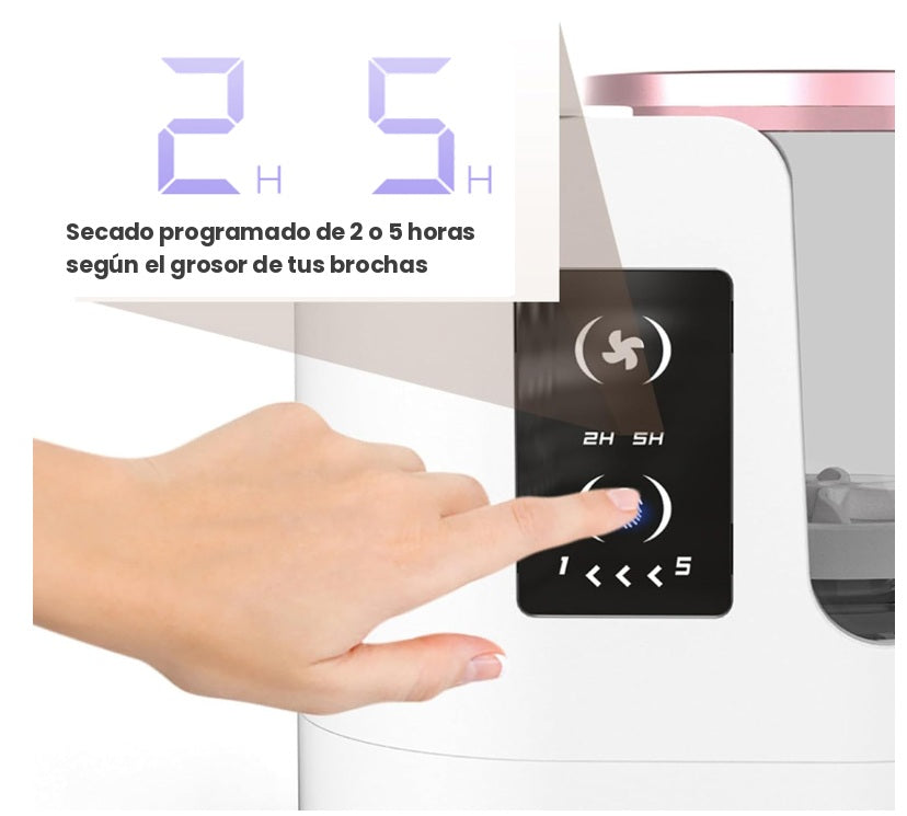 Limpiador de Brochas de Maquillaje Eléctrico USB Recargable