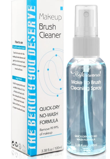 Solución Limpiadora sin Aclarado para Brochas y Esponjas de Maquillaje